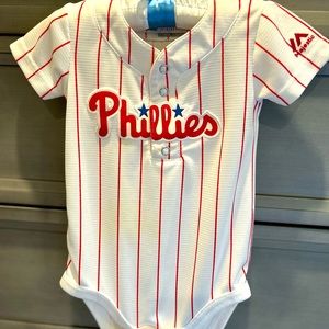 Philadelphia Phillies Majestic Jersey Onesie